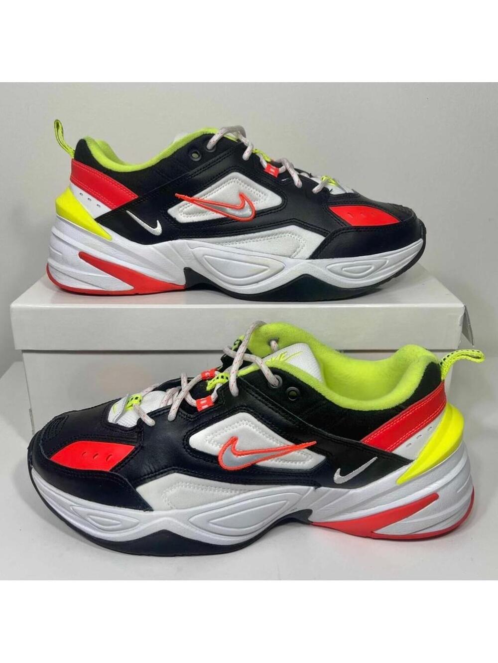 Nike M2K Tekno Shoes Mens Size 10 Crimson Volt CI2969-003 2019 Sneakers